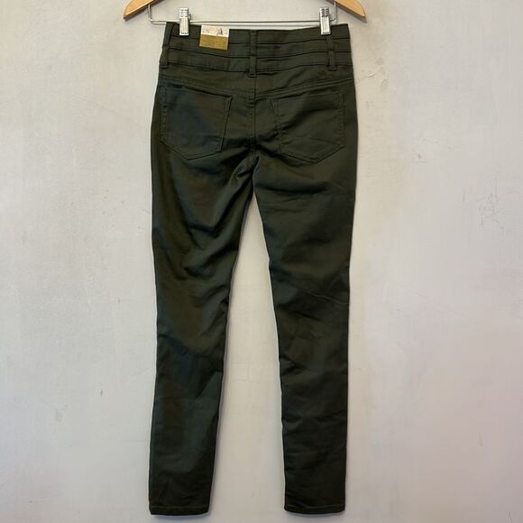 Mudd olive high rise adjustable waist triple stack jeggings Size 14 New - Picture 5 of 11